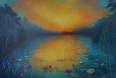 Golden Pond by Unbekannt Unbekannt